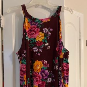 Torrid flowered goddess shirt